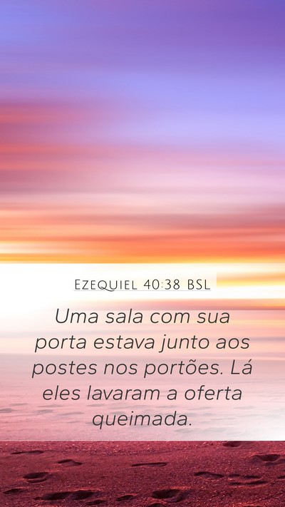 Ezequiel 40:38 BSL Bible Verse Image