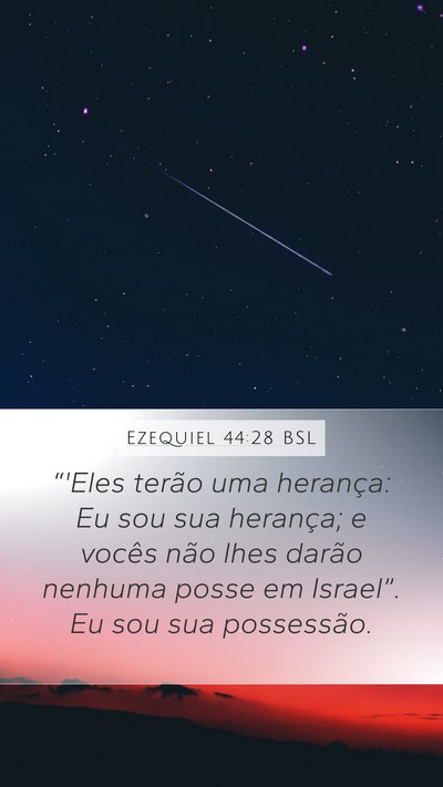Ezequiel 44:28 BSL Bible Verse Image