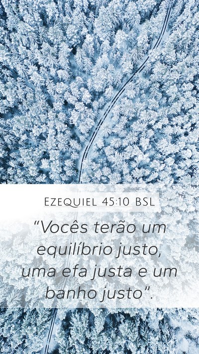Ezequiel 45:10 BSL Bible Verse Image