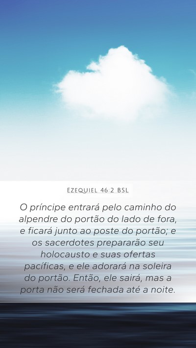 Ezequiel 46:2 BSL Bible Verse Image