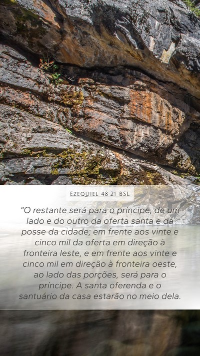 Ezequiel 48:21 BSL Bible Verse Image