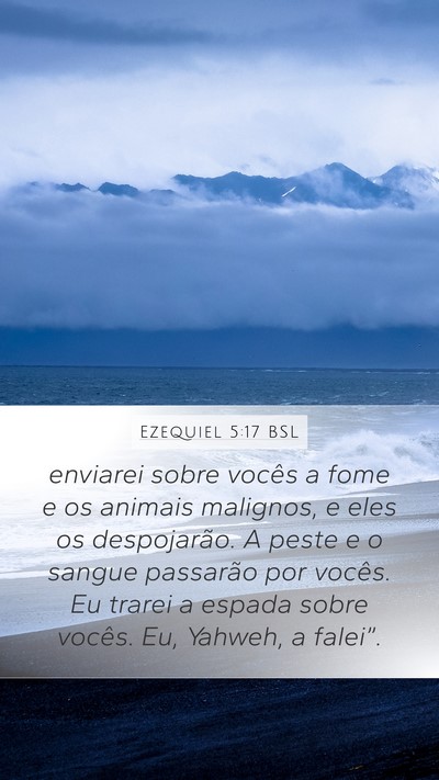 Ezequiel 5:17 BSL Bible Verse Image