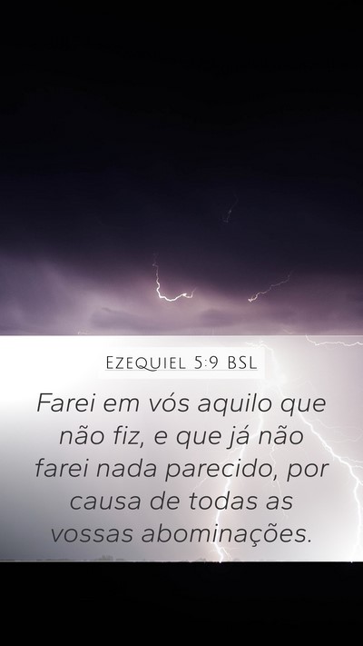 Ezequiel 5:9 BSL Bible Verse Image