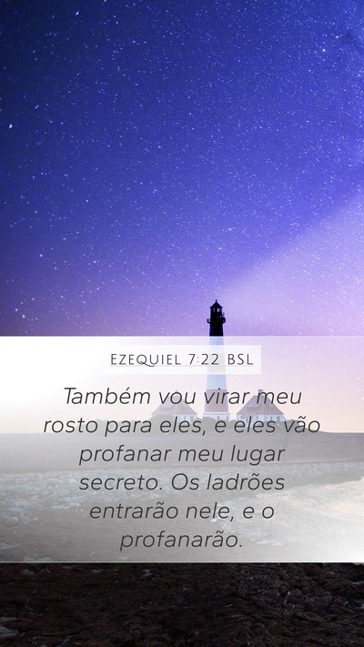 Ezequiel 7:22 BSL Bible Verse Image