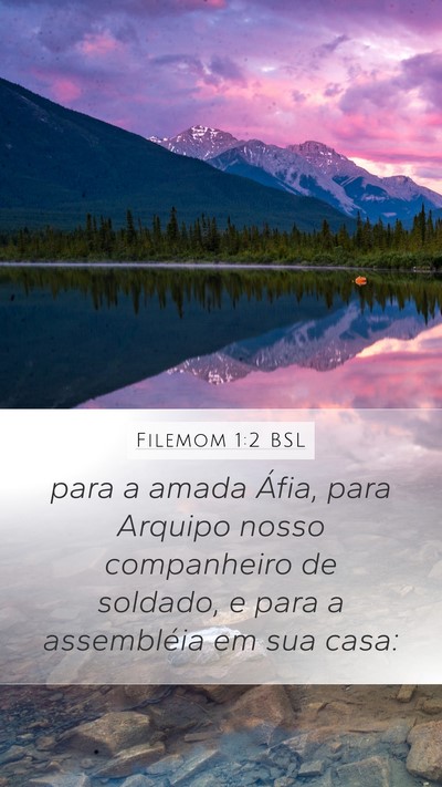 Filemom 1:2 BSL Mobile Phone Wallpaper - para a amada Áfia, para Arquipo nosso - Mobile Bible Verse Wallpaper
