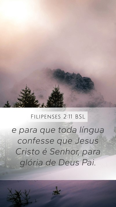 Filipenses 2:11 BSL Bible Verse Image