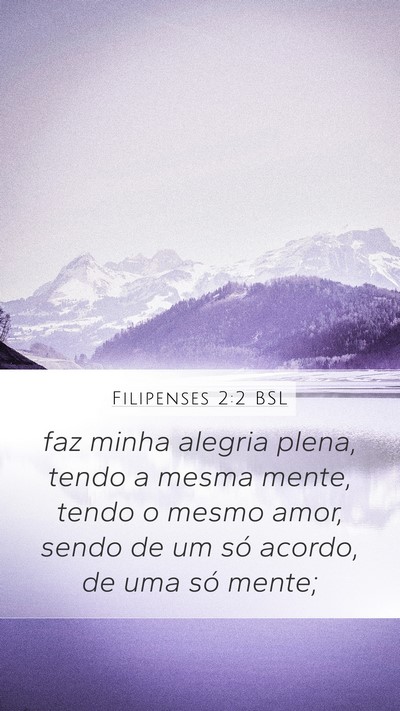 Filipenses 2:2 BSL Bible Verse Image
