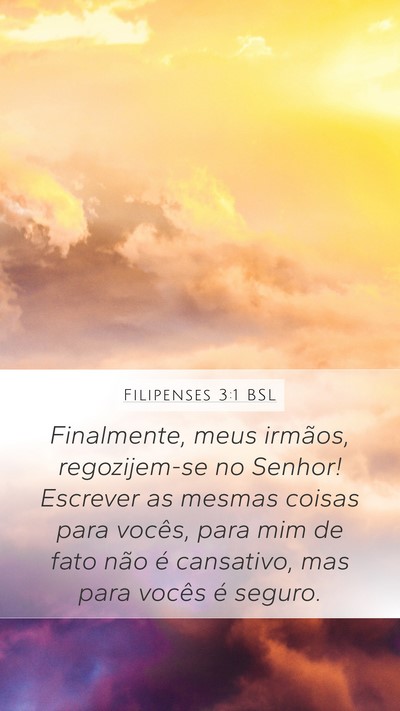 Filipenses 3:1 BSL Bible Verse Image