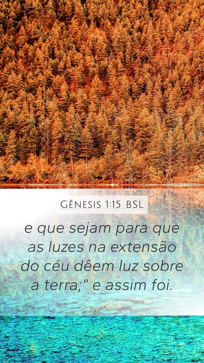 Gênesis 1:15 BSL Bible Verse Image