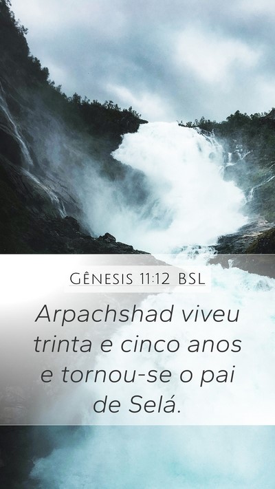 Gênesis 11:12 BSL Bible Verse Image