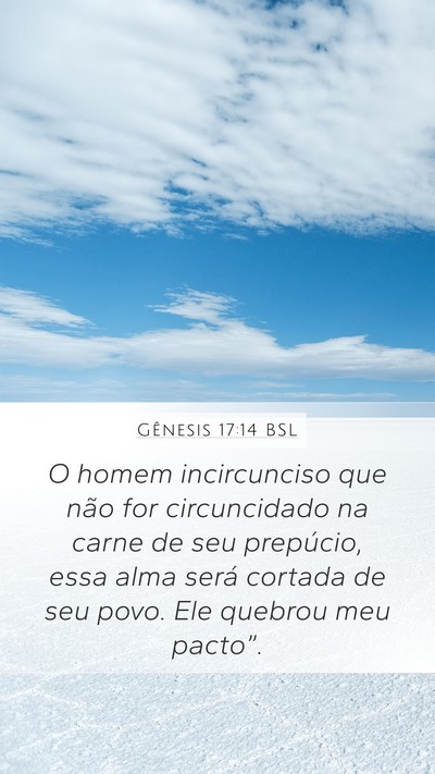 Gênesis 17:14 BSL Bible Verse Image