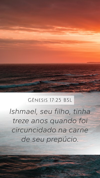 Gênesis 17:25 BSL Bible Verse Image