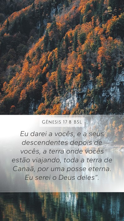 Gênesis 17:8 BSL Bible Verse Image