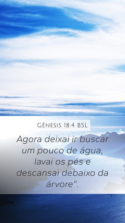 Gênesis 18:4 BSL Bible Verse Image
