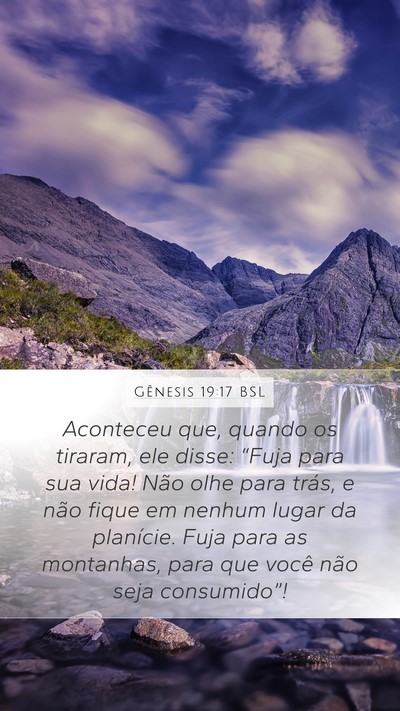 Gênesis 19:17 BSL Bible Verse Image