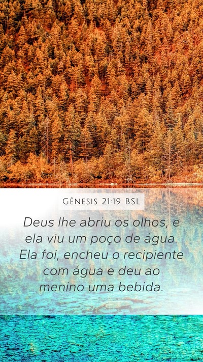 Gênesis 21:19 BSL Bible Verse Image