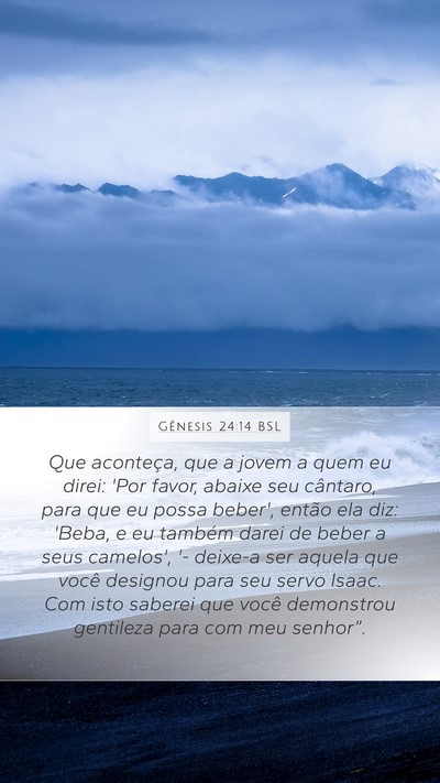 Gênesis 24:14 BSL Bible Verse Image