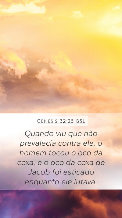 Gênesis 32:25 BSL Bible Verse Image
