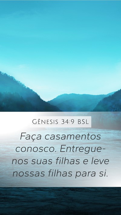 Gênesis 34:9 BSL Bible Verse Image