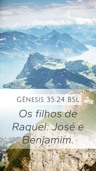 Gênesis 35:24 BSL Bible Verse Image