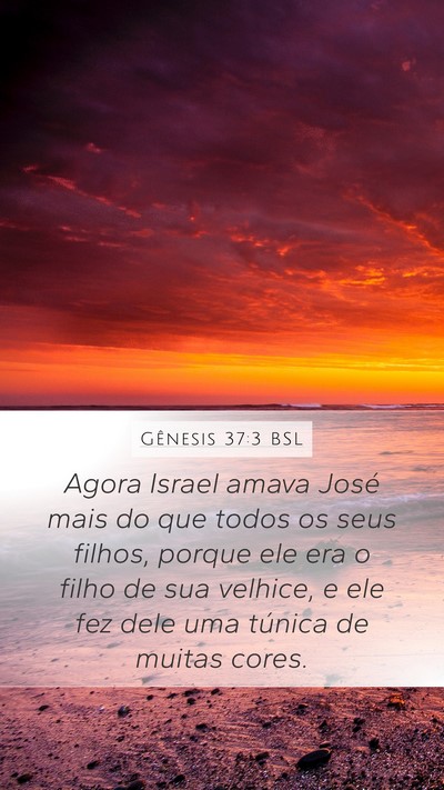 Gênesis 37:3 BSL Bible Verse Image