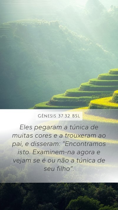 Gênesis 37:32 BSL Bible Verse Image