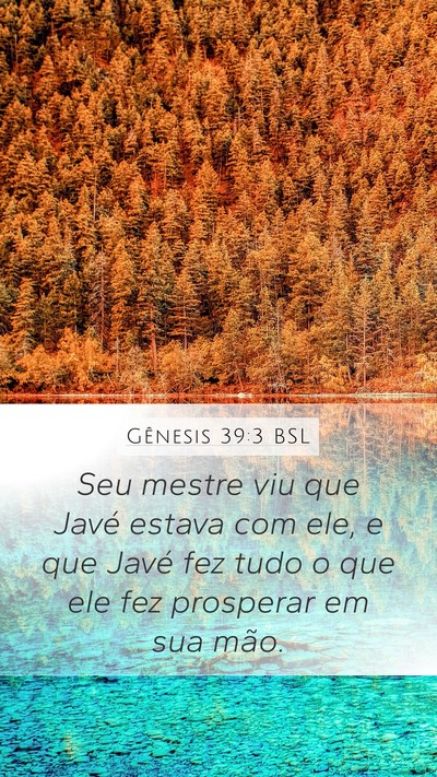 Gênesis 39:3 BSL Bible Verse Image