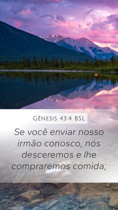 Gênesis 43:4 BSL Bible Verse Image