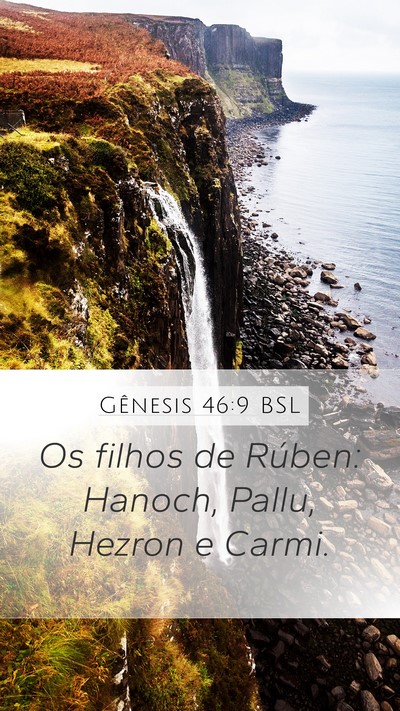 Gênesis 46:9 BSL Bible Verse Image