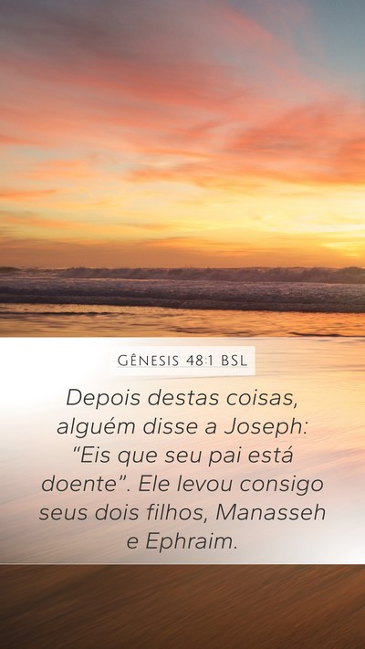Gênesis 48:1 BSL Bible Verse Image