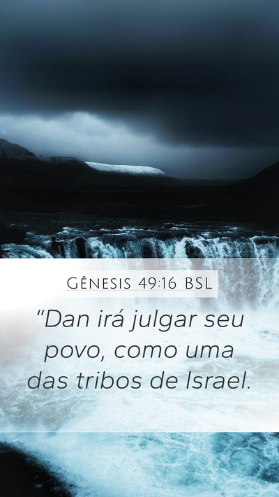 Gênesis 49:16 BSL Bible Verse Image