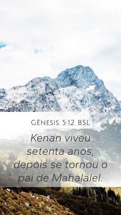 Gênesis 5:12 BSL Bible Verse Image