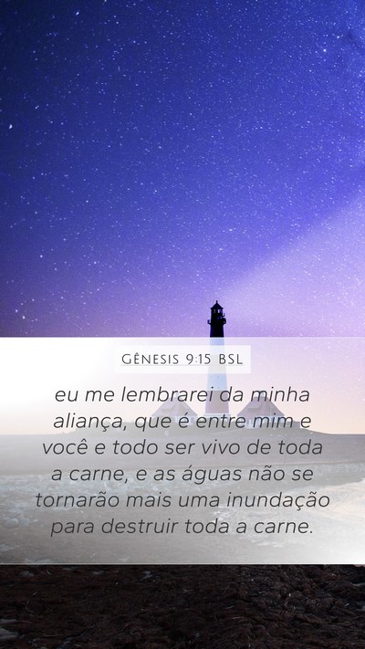 Gênesis 9:15 BSL Bible Verse Image