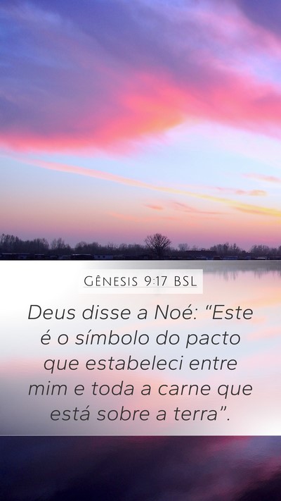 Gênesis 9:17 BSL Bible Verse Image