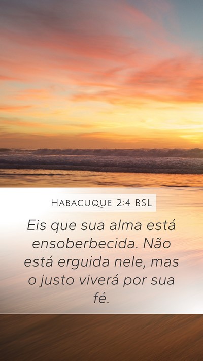 Habacuque 2:4 BSL Bible Verse Image