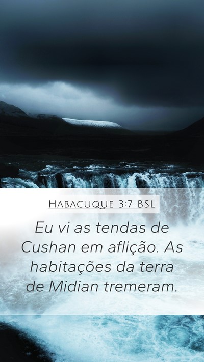 Habacuque 3:7 BSL Bible Verse Image