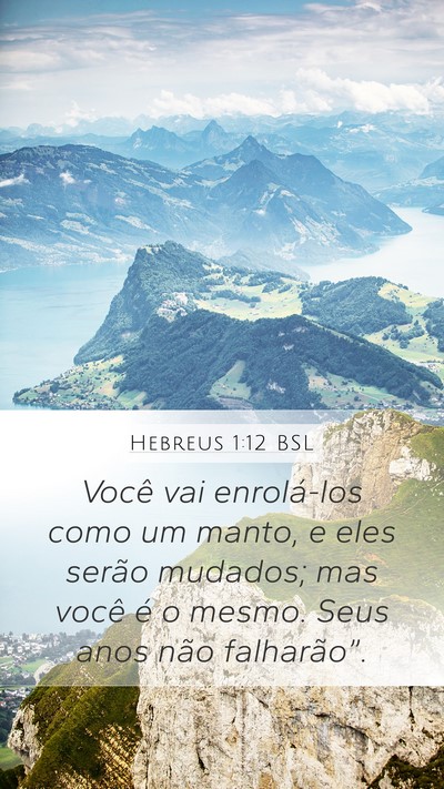 Hebreus 1:12 BSL Bible Verse Image