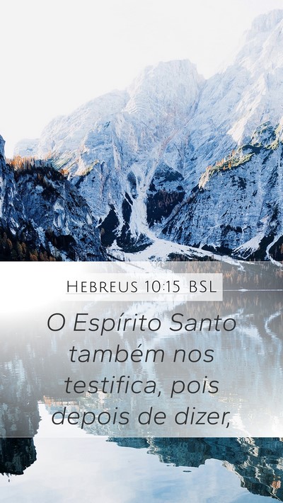 Hebreus 10:15 BSL Bible Verse Image