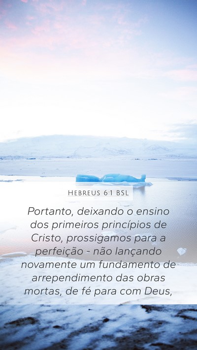 Hebreus 6:1 BSL Bible Verse Image