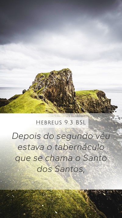 Hebreus 9:3 BSL Bible Verse Image