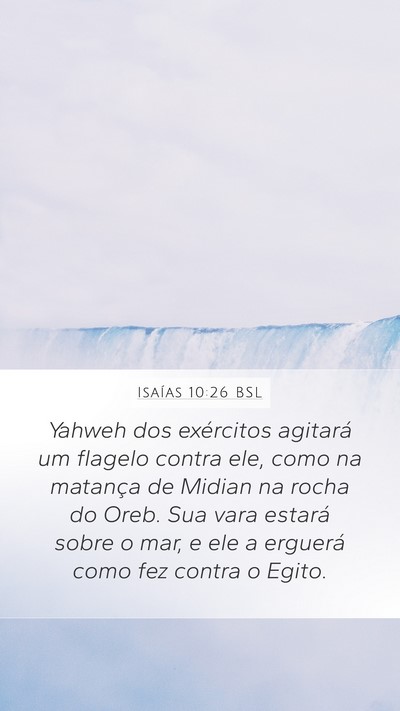 Isaías 10:26 BSL Bible Verse Image