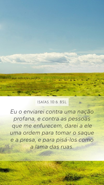Isaías 10:6 BSL Bible Verse Image