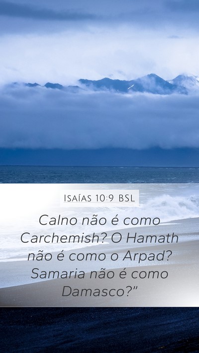 Isaías 10:9 BSL Bible Verse Image