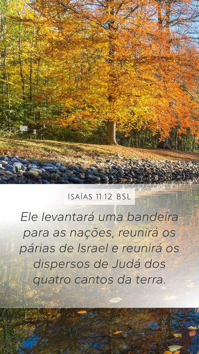 Isaías 11:12 BSL Bible Verse Image
