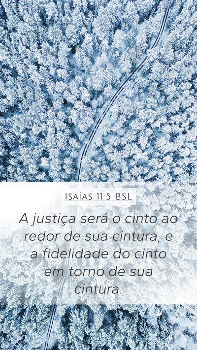 Isaías 11:5 BSL Bible Verse Image