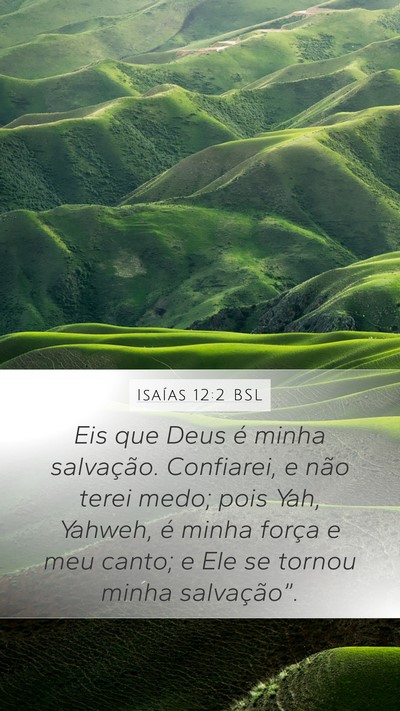 Isaías 12:2 BSL Bible Verse Image