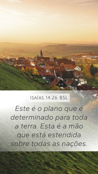 Isaías 14:26 BSL Bible Verse Image
