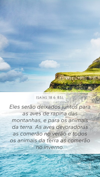 Isaías 18:6 BSL Bible Verse Image