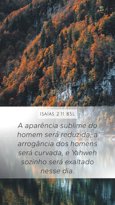 Isaías 2:11 BSL Bible Verse Image