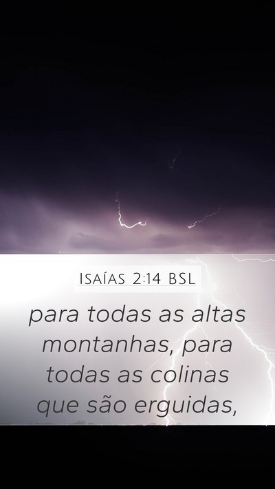 Isaías 2:14 BSL Bible Verse Image